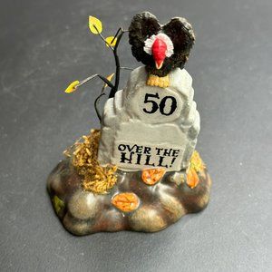 Dept 56 Halloween Village Over The Hill Tombstone - No Box from 2002